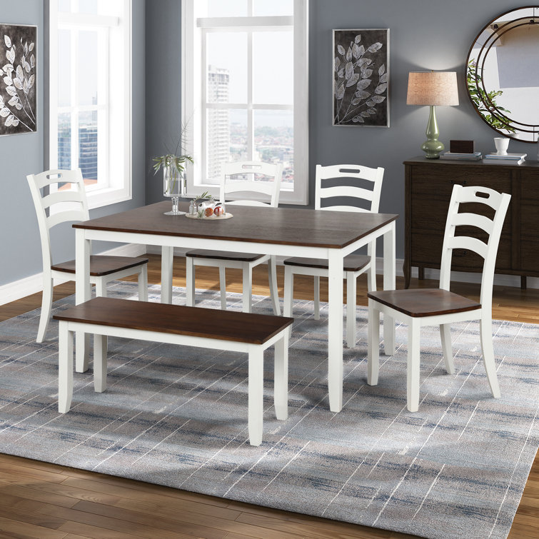 Wayfair table and bench set new arrivals